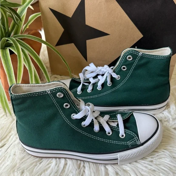 New🌿Converse Chuck Taylor All Start Eva Lift Canvas Platform - Picture 2 of 7